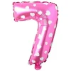 16 İNC -7- RAKAM PEMBE RENK BALON 36 CM