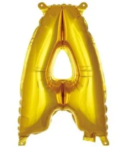 16 İNC -A- HARF GOLD RENK BALON 36 CM