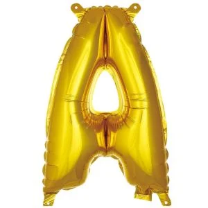 16 İNC -A- HARF GOLD RENK BALON 36 CM