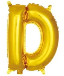 16 İNC -D- HARF GOLD RENK BALON 36 CM