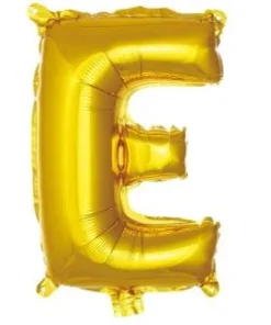16 İNC -E- HARF GOLD RENK BALON 36 CM