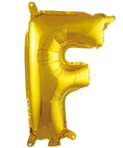 16 İNC -F- HARF GOLD RENK BALON 36 CM