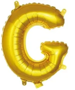 16 İNC -G- HARF GOLD RENK BALON 36 CM