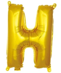 16 İNC -H- HARF GOLD RENK BALON 36 CM