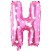 16 İNC -H- HARF PEMBE RENK BALON 36 CM