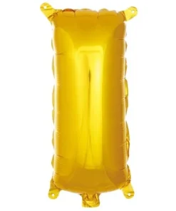 16 İNC -I- HARF GOLD RENK BALON 36 CM