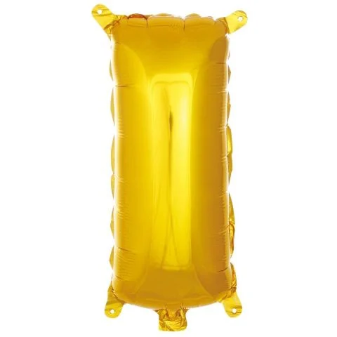 16 İNC -I- HARF GOLD RENK BALON 36 CM
