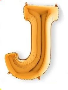 16 İNC -J- HARF GOLD RENK BALON 36 CM