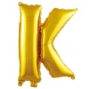 16 İNC -K- HARF GOLD RENK BALON 36 CM