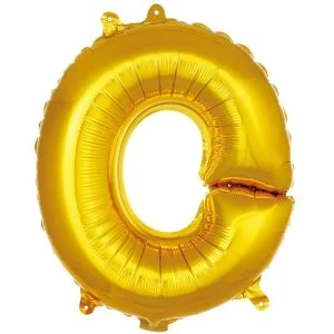16 İNC -O- HARF GOLD RENK BALON 36 CM