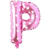 16 İNC -P- HARF PEMBE RENK BALON 36 CM