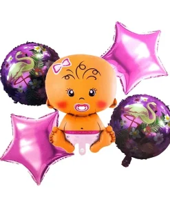 BEBEK PEMBE 5Lİ SET BALON