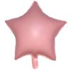 18 İNC YILDIZ MAKARON PEMBE FOLYO BALON